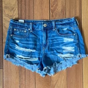 American Eagle Distressed Jean Shorts